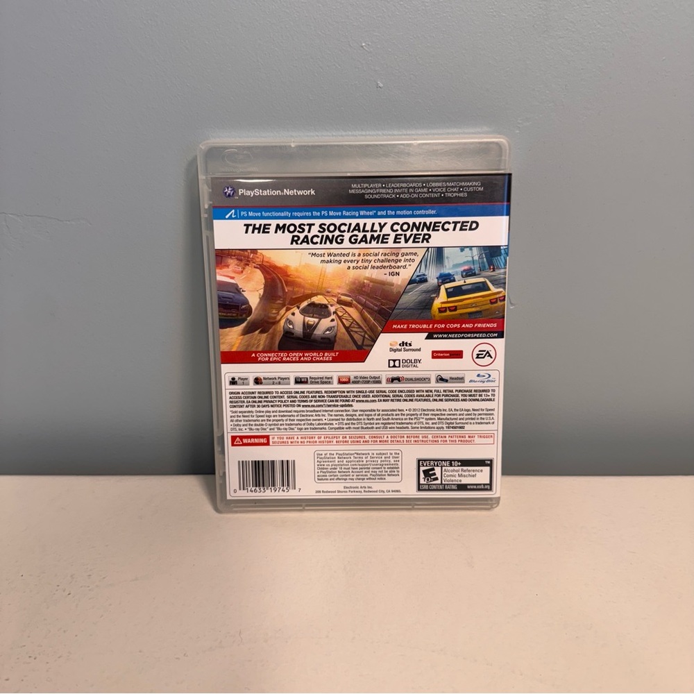 🚨BOGO FREE Need for Speed: Most Wanted PS3 Game - Picture 3 of 4